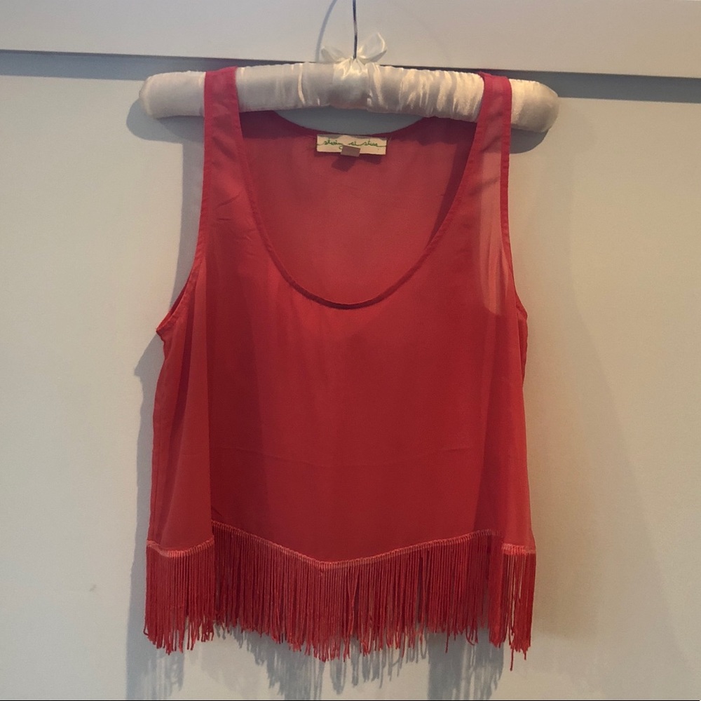 Fringe top